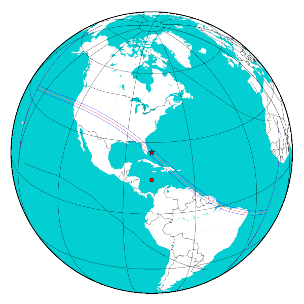Total Solar Eclipse Path 2045